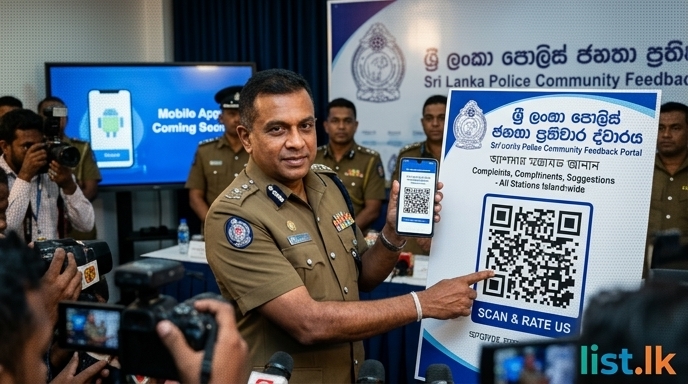 Sri Lanka Police Launch QR Feedback Portal, Announce Upcoming Mobile App