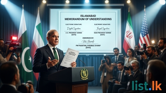 Pakistan PM Announces Final US-Iran Deal, Citing Mediator Role