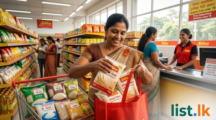 Lanka Sathosa Reduces Prices on Nine Essential Items