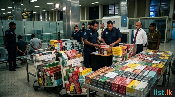 Over Rs. 90 Million in Contraband Cigarettes Seized at BIA in Recent Weeks