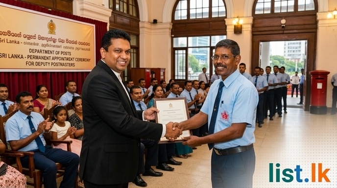 Sri Lanka Post Confirms 192 Permanent Appointments to Bolster Rural Services