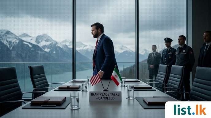 US Vice President Cancels Crucial Iran Peace Talks in Switzerland