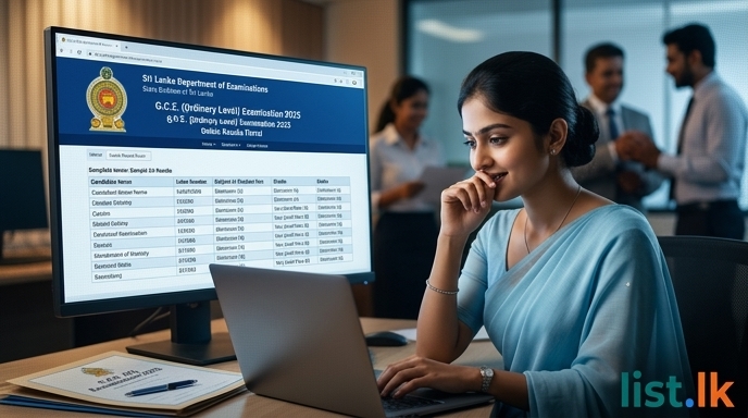 2025 GCE O/L Examination Results Released Online