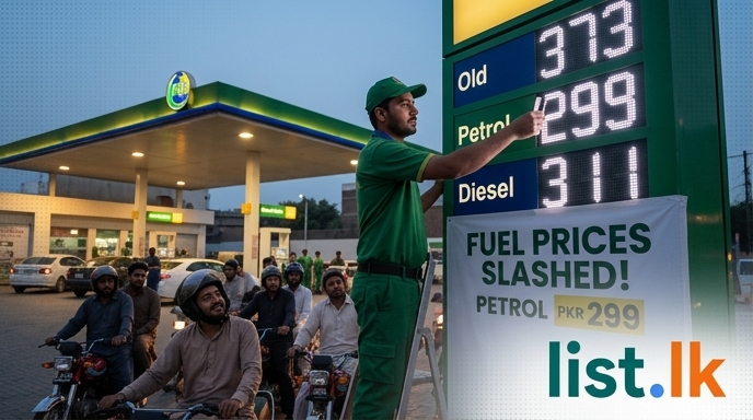 Pakistan Slashes Fuel Prices by Up to PKR 74 Per Litre