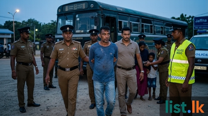 Main Suspect in Teldeniya Woman's Death Arrested in Jaffna with Family