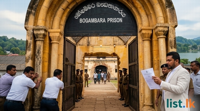 Old Bogambara Prison Re-established to Alleviate Prison Congestion