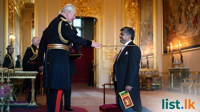 Sri Lankan-born Professor Nishan Canagarajah Knighted by King Charles III