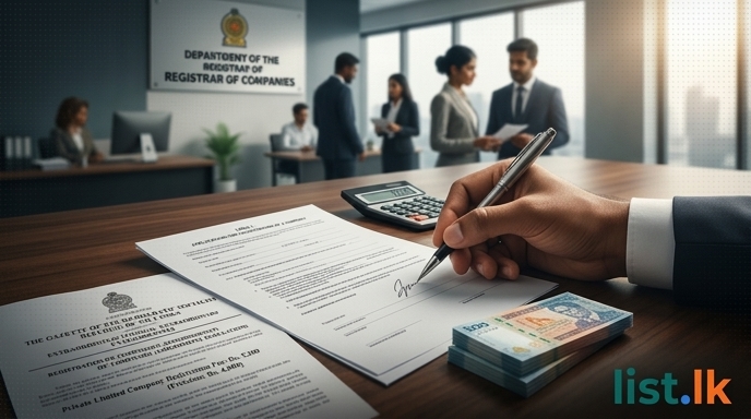 Sri Lanka Hikes Company and Society Registration Fees