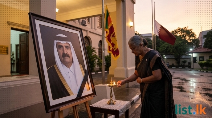 Former Emir of Qatar, Sheikh Hamad bin Khalifa Al Thani, Dies at 74; Sri Lanka Extends Condolences