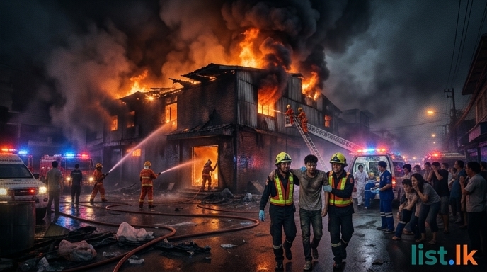 Deadly Fire Engulfs Bangkok Entertainment Venue, 27 Confirmed Dead