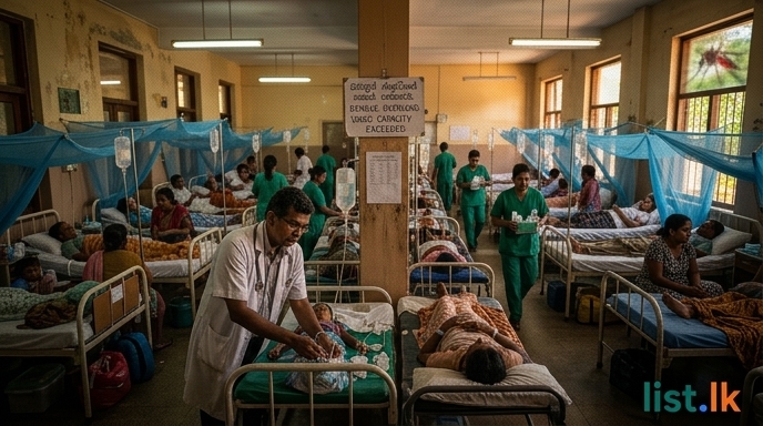 Dengue Surge Overwhelms Sri Lankan Hospitals Amidst Rising Cases and Deaths