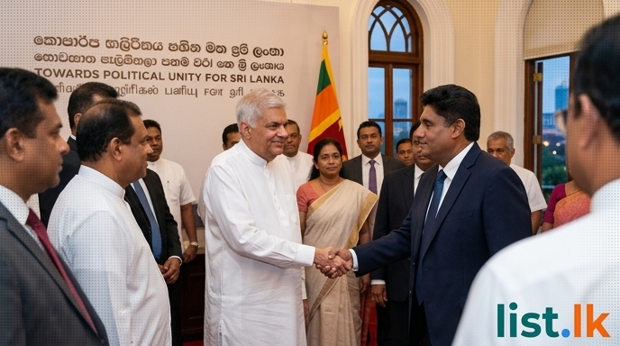 Wickremesinghe Signals Political Unity, Schedules Meeting with Opposition Leader Premadasa
