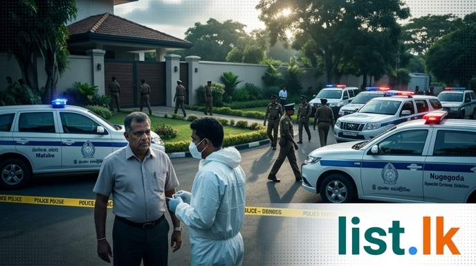Probe Intensifies into Former IGP C.D. Wickramaratne's Gunshot Death