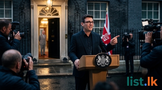 Andy Burnham Appointed UK Prime Minister, Pledges Reforms Amidst Instability