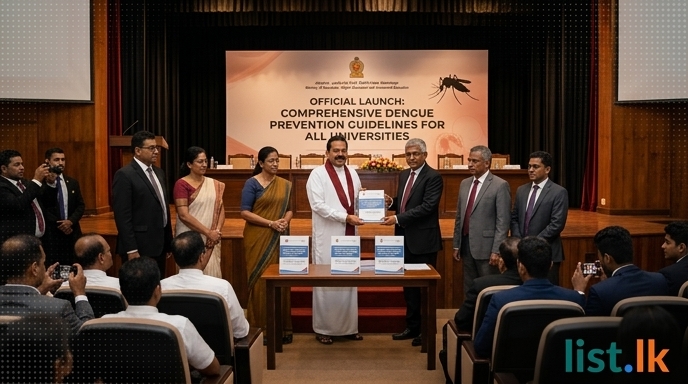 Sri Lanka Unveils Comprehensive Dengue Prevention Guidelines for Universities
