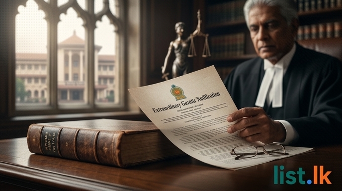 Sri Lanka Mandates 20 Years Supreme Court Practice for President's Counsel Appointments
