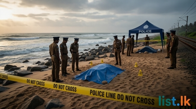 Severed Head Washes Ashore as Headless Body Found Near Beruwala Railway Line