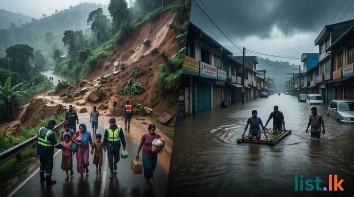 Sri Lanka Faces Flooding and Landslide Risks Amidst Intensifying Rainfall