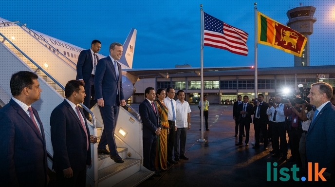 New US Ambassador Eric Meyer Arrives in Sri Lanka to Assume Duties