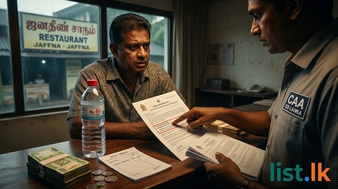 Matara Hotels and Jaffna Restaurant Fined Millions for Overcharging on Bottled Water