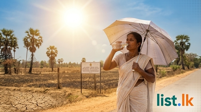 Sri Lanka Meteorology Dept. Issues Repeated Heat Advisories Across Multiple Districts
