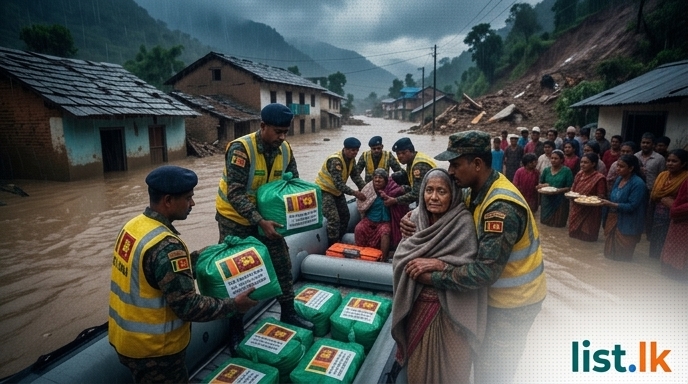 Sri Lanka Pledges $1 Million in Aid and Rescue Support to Nepal Following Devastating Floods