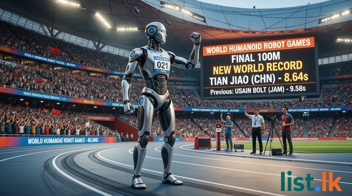 Chinese Humanoid Robot Tian Jiao Shatters Usain Bolt's 100m World Record