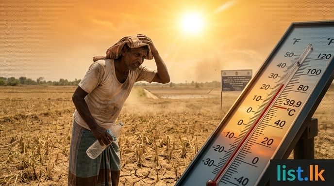 Sri Lanka Swelters Under High Temperatures, Health Warnings Issued