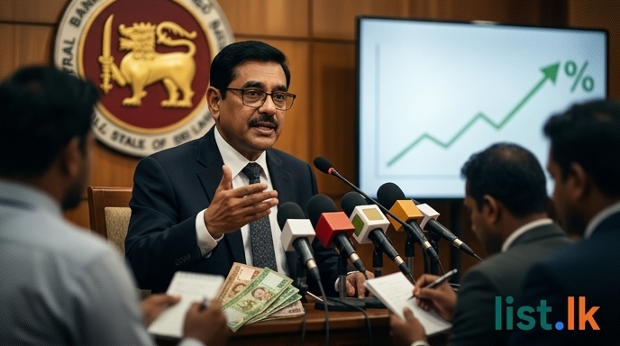 Sri Lanka's Economy Nears Pre-Crisis Levels, Governor Projects 4-5% Growth