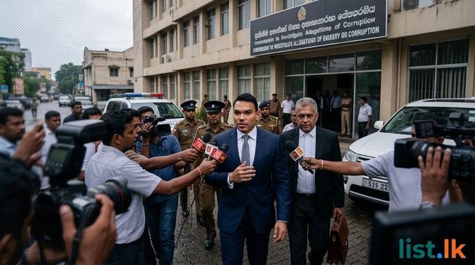 Namal Rajapaksa Confirms Appearance at Bribery Commission, Vows Cooperation