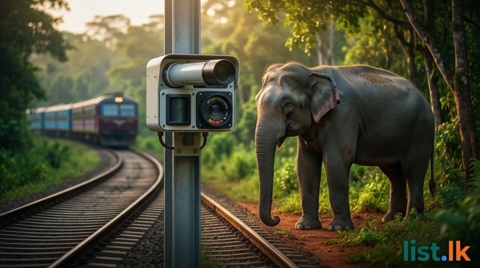 Sri Lanka Launches Tech Project to Prevent Elephant-Train Collisions