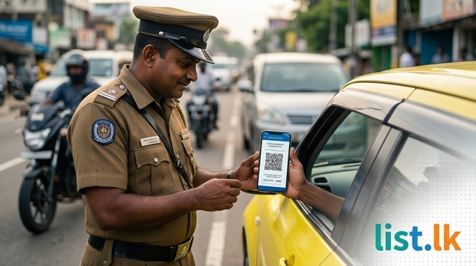 Sri Lanka Introduces Digital Motor Insurance Cards; Police Warn Officers Against Rejection