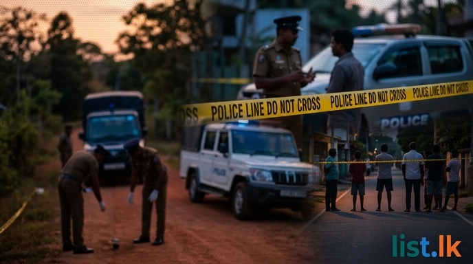 Sri Lanka Reports Series of Fatal Violent Incidents Across Regions