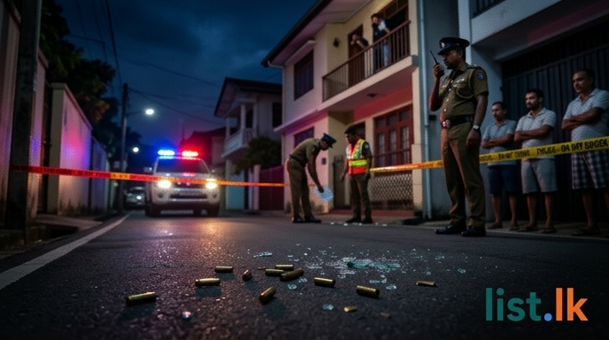 Kollupitiya Shooting Leaves Two Injured, Suspect Apprehended