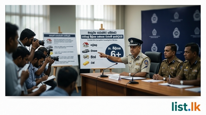 Sri Lankan Authorities Freeze Millions in Assets Linked to Drug Trafficking