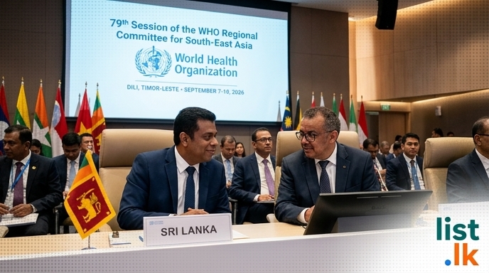 WHO Regional Committee for South-East Asia Convenes 79th Session in Timor-Leste; Sri Lanka Attends