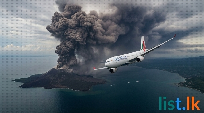 Anak Krakatau Eruption Disrupts Air Travel, SriLankan Airlines Reroutes Flights