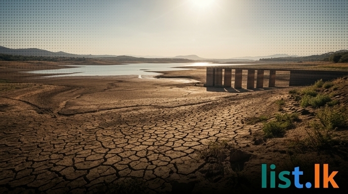 Sri Lanka Reservoirs Suffer Steep Water Level Drops Amid Prolonged Dry Spell