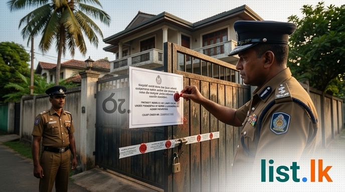 Sri Lanka Police Freeze Over Rs. 130 Million in Assets Linked to Drug Trafficking