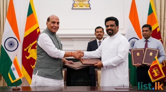 Sri Lanka and India Sign Three Defence Cooperation Agreements