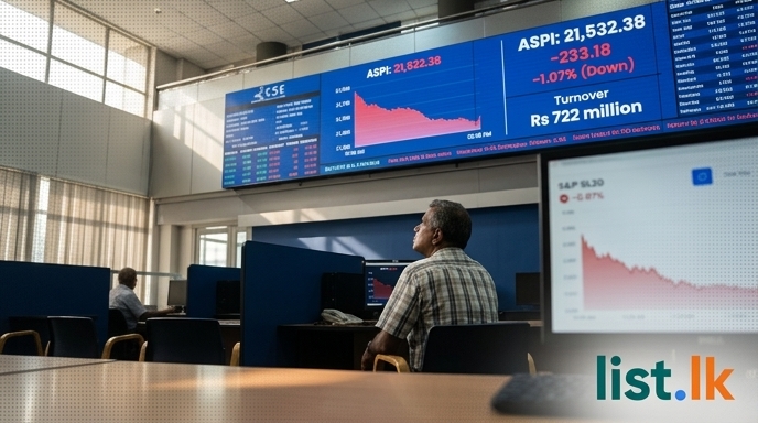 Colombo Stock Market Sees Low Turnover Amidst Index Fluctuations