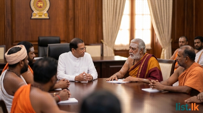 Presidential Secretariat Hosts Hindu Clergy to Discuss Community Issues and National Harmony