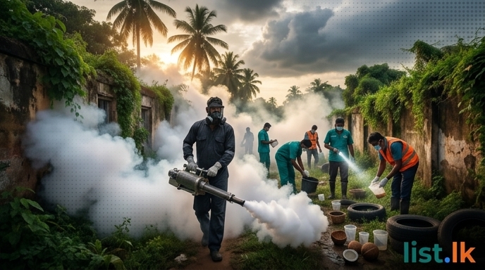 Sri Lanka Launches Five-Day National Dengue Eradication Drive Ahead of Monsoon