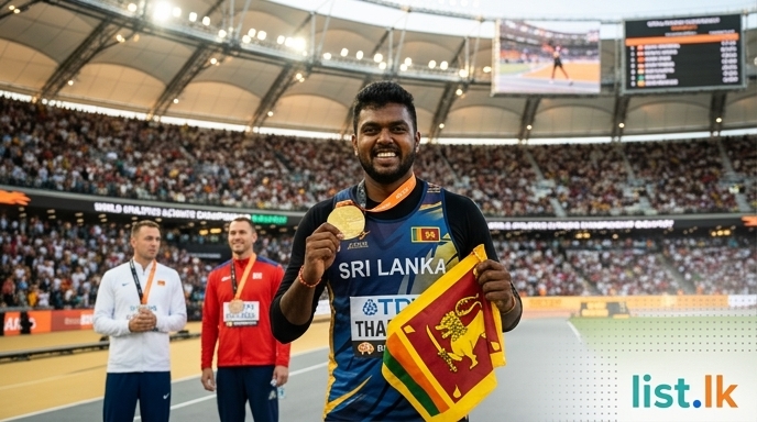 Rumesh Tharanga Secures Gold at World Athletics Ultimate Championship