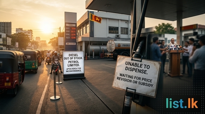 Sri Lanka Considers Fuel Price Revision or Subsidy Amidst Rising Costs