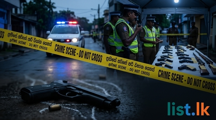 Sri Lanka Reports 37 Shootings, 18 Fatalities This Year