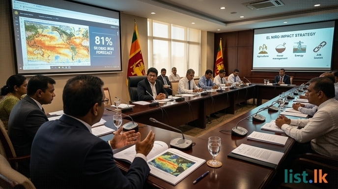 Sri Lanka Committee Convenes Multiple Times to Prepare for El Niño Impact