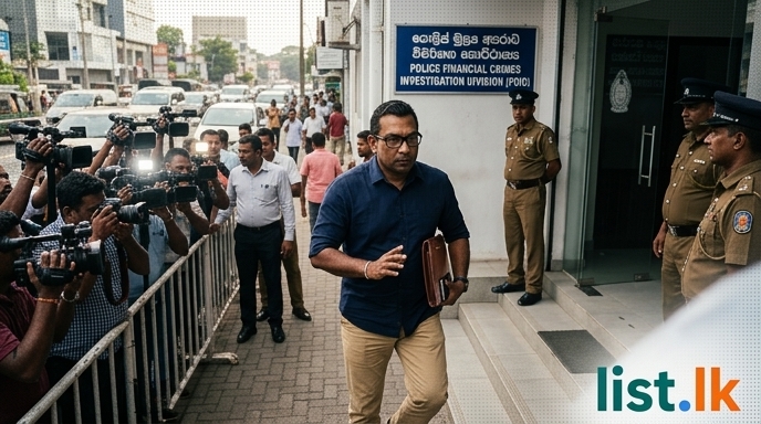 Former MP Tissa Kuttiarachchi Appears Before FCID for Investigation Statement