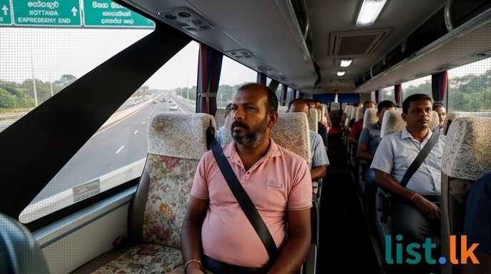 Sri Lanka Mandates Seat Belts for All Expressway Passengers from September 19