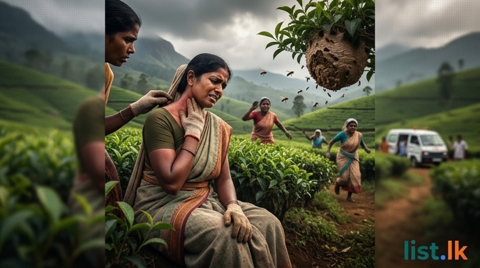 Dozens Hospitalized After Wasp Attacks on Tea Estates